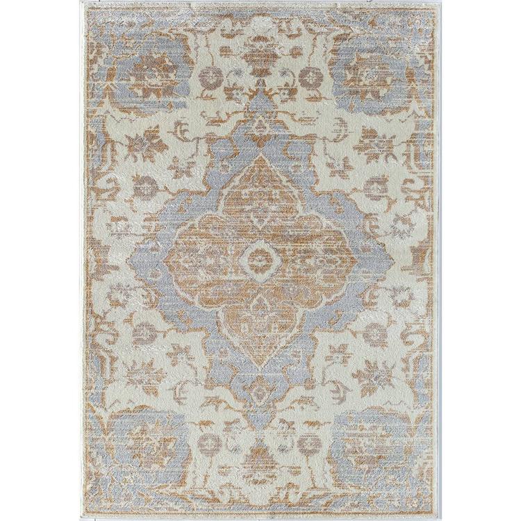 Rugs America(tm) Lennox Soft Sky Oriental Transitional Area Rug