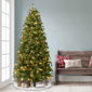 Puleo International 7.5ft. Pre-Lit Colorado Pine Christmas Tree - image 3