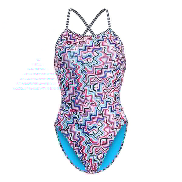 Womens Dolfin&#174; Uglies Diver Back Ripple One Piece Swimsuit