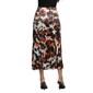 Womens 24/7 Comfort Apparel Animal Elastic Waist Maxi Skirt - image 2