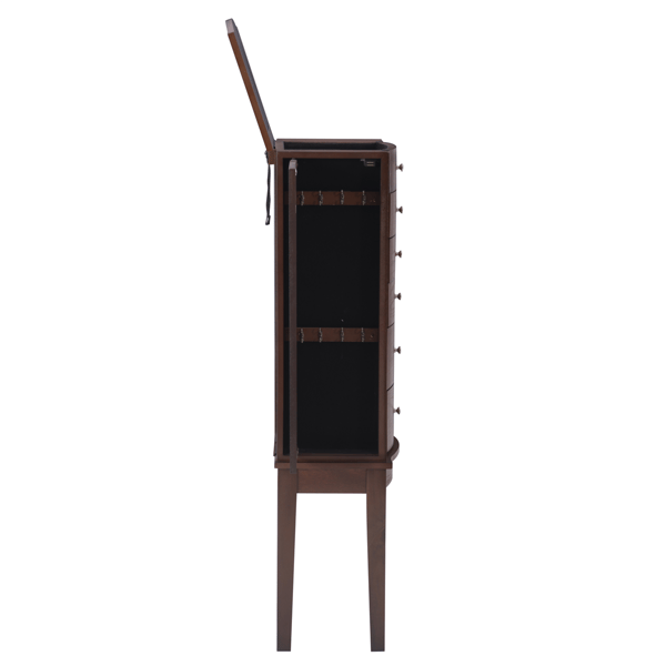 Linon Home Decor Maddie Espresso Jewelry Armoire