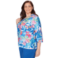 Plus Size Alfred Dunner The Royal Treatment Tropical Blouse - image 3