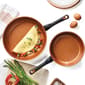 Farberware&#174; 12pc. Glide&#8482; Copper Ceramic Nonstick Cookware Set - image 7