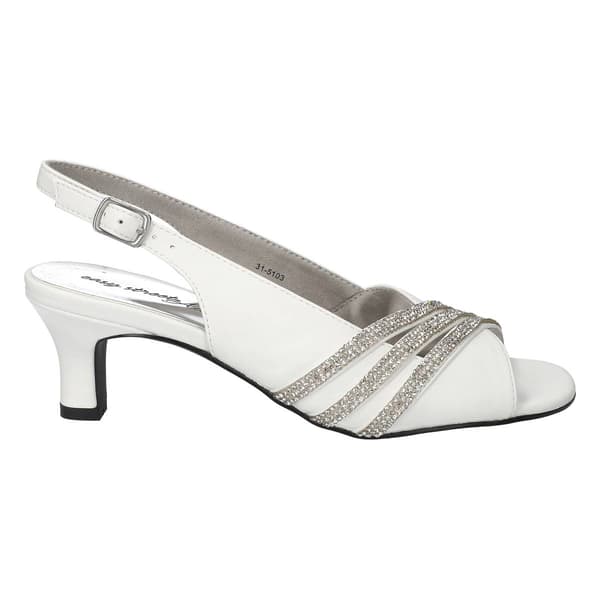 Womens Easy Street Teton Dress Heel Sandals