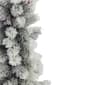 Northlight 2ft. Potted Flocked Mini Pine Slim Christmas Tree - image 3