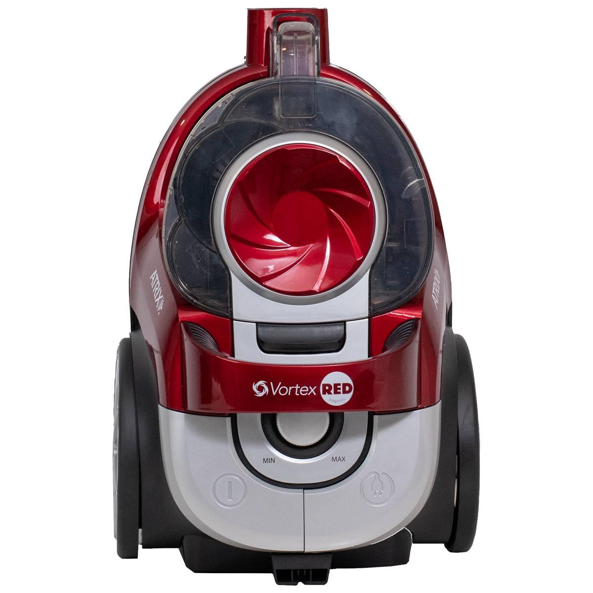 Atrix Vortex Red Vacuum w/ HEPA Filtration