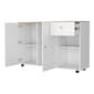 FM FURNITURE Chico White Kitchen Island - image 4