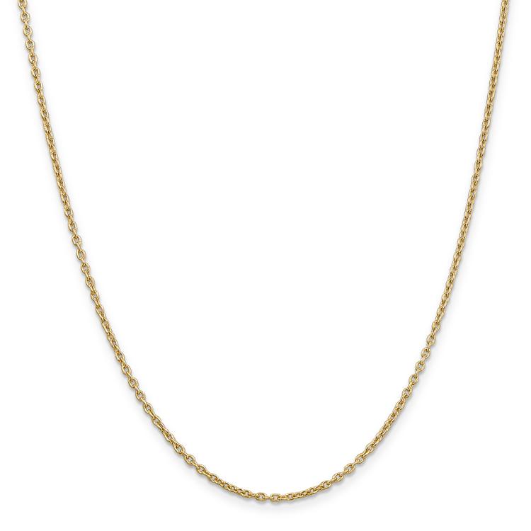 Gold Classics(tm) 2mm. 14k Gold Cable Chain Necklace