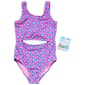 Girls(7-16) Kensie Geo Floral Cutout One Piece Swimsuit - image 2