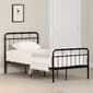 South Shore Vito Pure Black Twin Metal Complete Bed - image 2