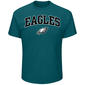 Mens Big & Tall NFL Philadelphia Eagles Name Retro Logo Tee - image 1
