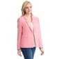 Petite Jones New York Solid Faux Double Breasted Tweed Blazer - image 3
