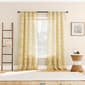 Rivalie Embroidered Sheer Rod Pocket Panel Curtain - image 3