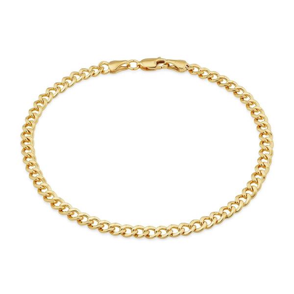 Gold Classics(tm) 14kt. Gold Filled 8.5in. 4.1mm. Curb Bracelet - image 
