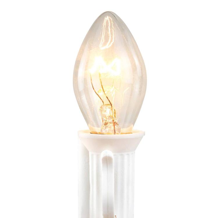 Northlight Seasonal 25ft. Clear C7 Christmas Lights - White Wire