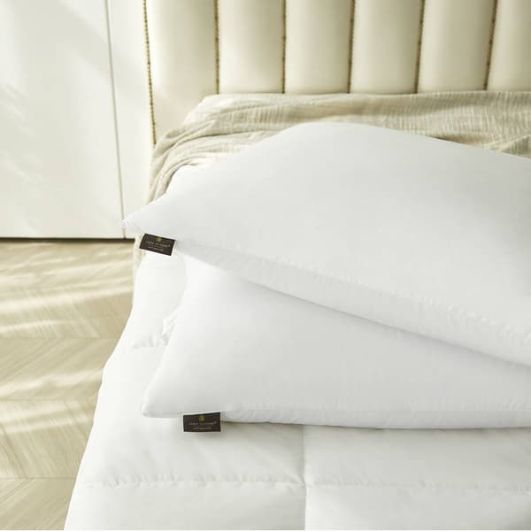 Farm To Home 2pk. Organic Cotton Softy Feather & Down Pillow