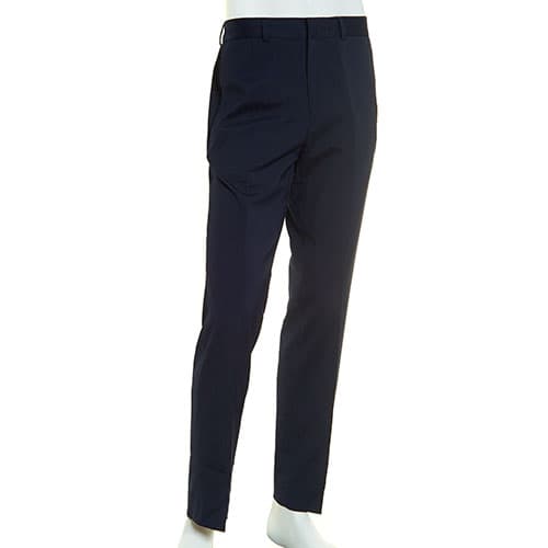 Mens Adolfo Regular Fit Blue Stretch Pants - image 