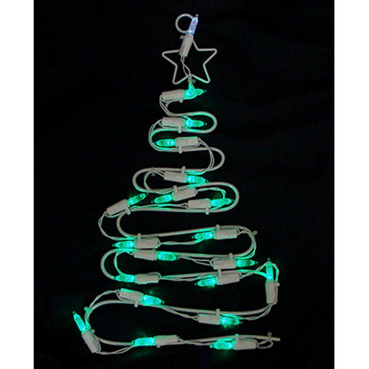 Northlight Seasonal 12.5in. LED Christmas Tree Window Silhouette