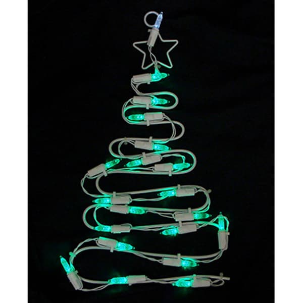 Northlight Seasonal 12.5in. LED Christmas Tree Window Silhouette