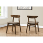 Monarch Specialties Mid Century Dark Walnut Dining Chair-Set Of 2 - image 1