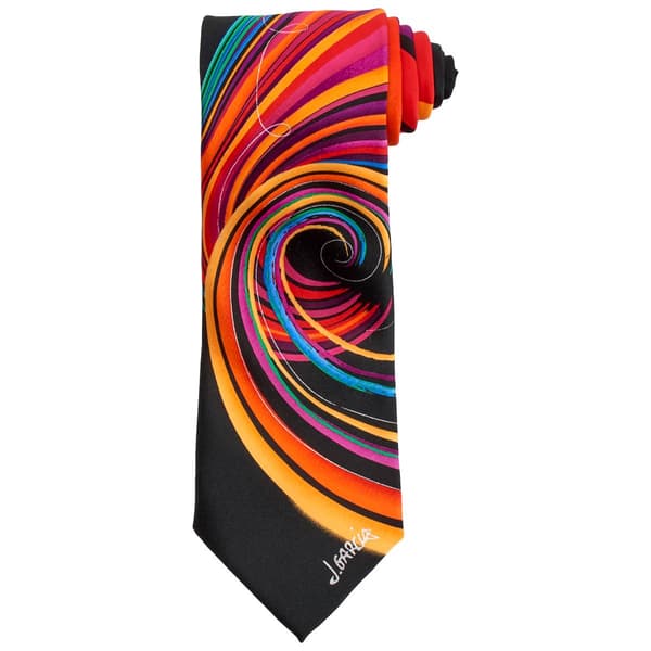 Mens Jerry Garcia Emerging Elephant Tie - image 