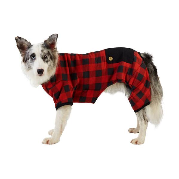 Best Furry Friends Buffalo Check Pet Pajama - image 