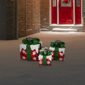 Northlight 3pc. Lighted Snowflakes Gift Boxes Christmas Décor - image 2