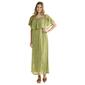 Womens Ellen Weaver On Off Shoulder Floral Lace Maxi Dress - image 1