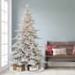 Puleo International 7ft. Pre-Lit Flocked Utah Fir Tree - image 3