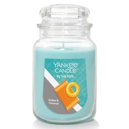 Yankee Candle 22oz By The Pool - Amber &amp; Coconut Jar Candle