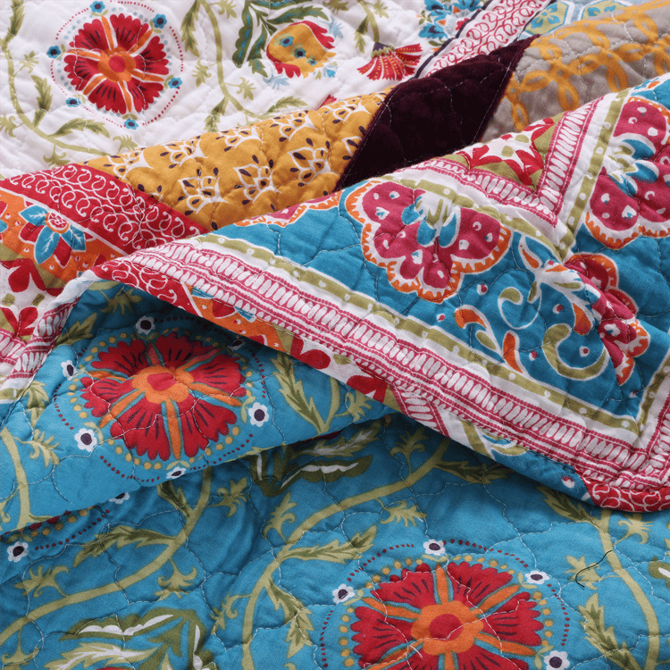Greenland Home Fashions™ Thalia Reversible Quilted Throw Blanket