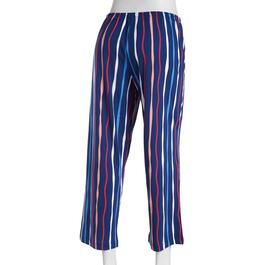 Womens Hue&#174; High Tide Stripe Capri Pajama Pants
