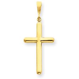 Unisex Gold Classics(tm) Yellow Gold Cross Pendant