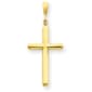 Unisex Gold Classics(tm) Yellow Gold Cross Pendant - image 1