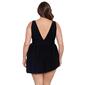 Plus Size Longitude Goddess Flyaway One Piece Swim Dress - image 3