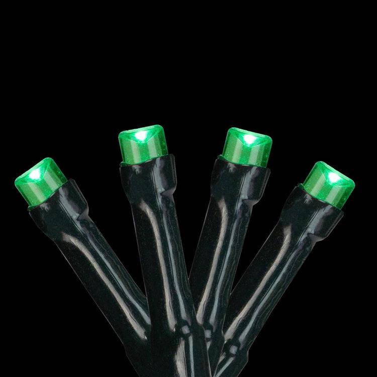 Northlight Seasonal 20ct. Black Wire Green LED Christmas Lights