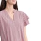Petite Jones New York Short Double Flutter Sleeve Floral Blouse - image 4
