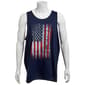 Mens Home of the Brave Ironside Flag Graphic Tank Top - image 1