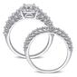 Diamond Classics&#8482; 1/3ctw. Diamond Sterling Silver Bridal Ring Set - image 4