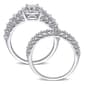 Diamond Classics™ 1/3ctw. Diamond Sterling Silver Bridal Ring Set - image 4