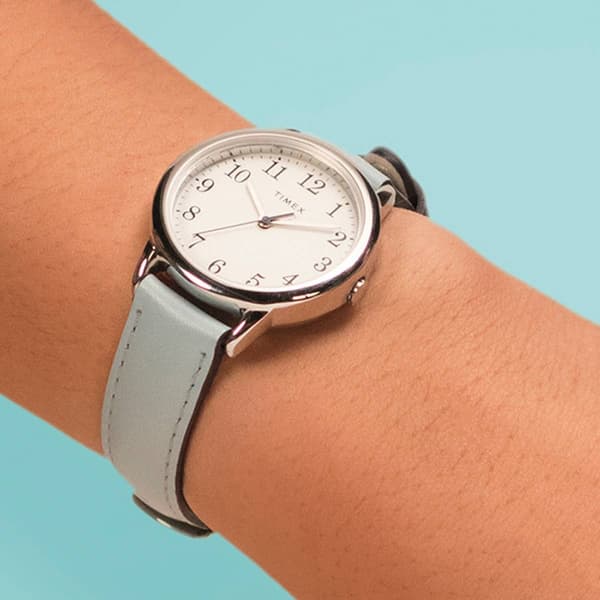 Womens Timex® Silver-Tone Easy Reader Watch - TW2R62900JT