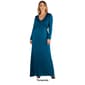 Plus Size 24/7 Comfort Apparel Maxi Dress With Waist Tie - image 5