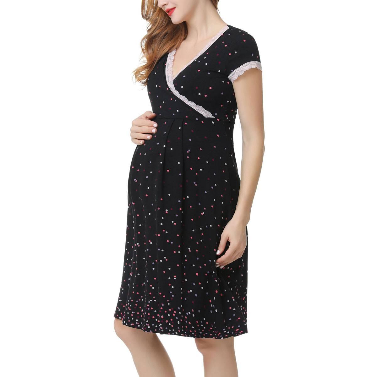 Womens Pokkori by Kimi & Kai Maternity Nursing Nightgown