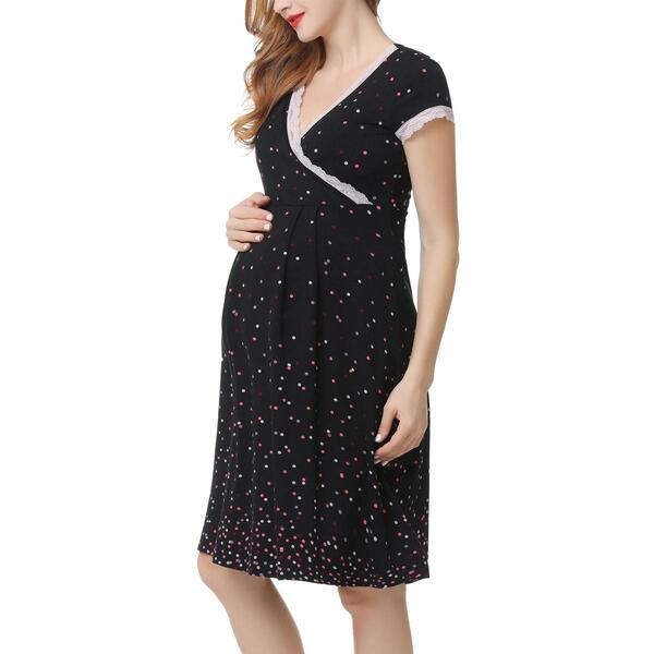 Womens Pokkori by Kimi & Kai Maternity Nursing Nightgown - image 