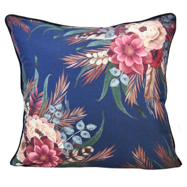 Your Lifestyle Tartan Floral Decorative Pillow - 18x18 - image 
