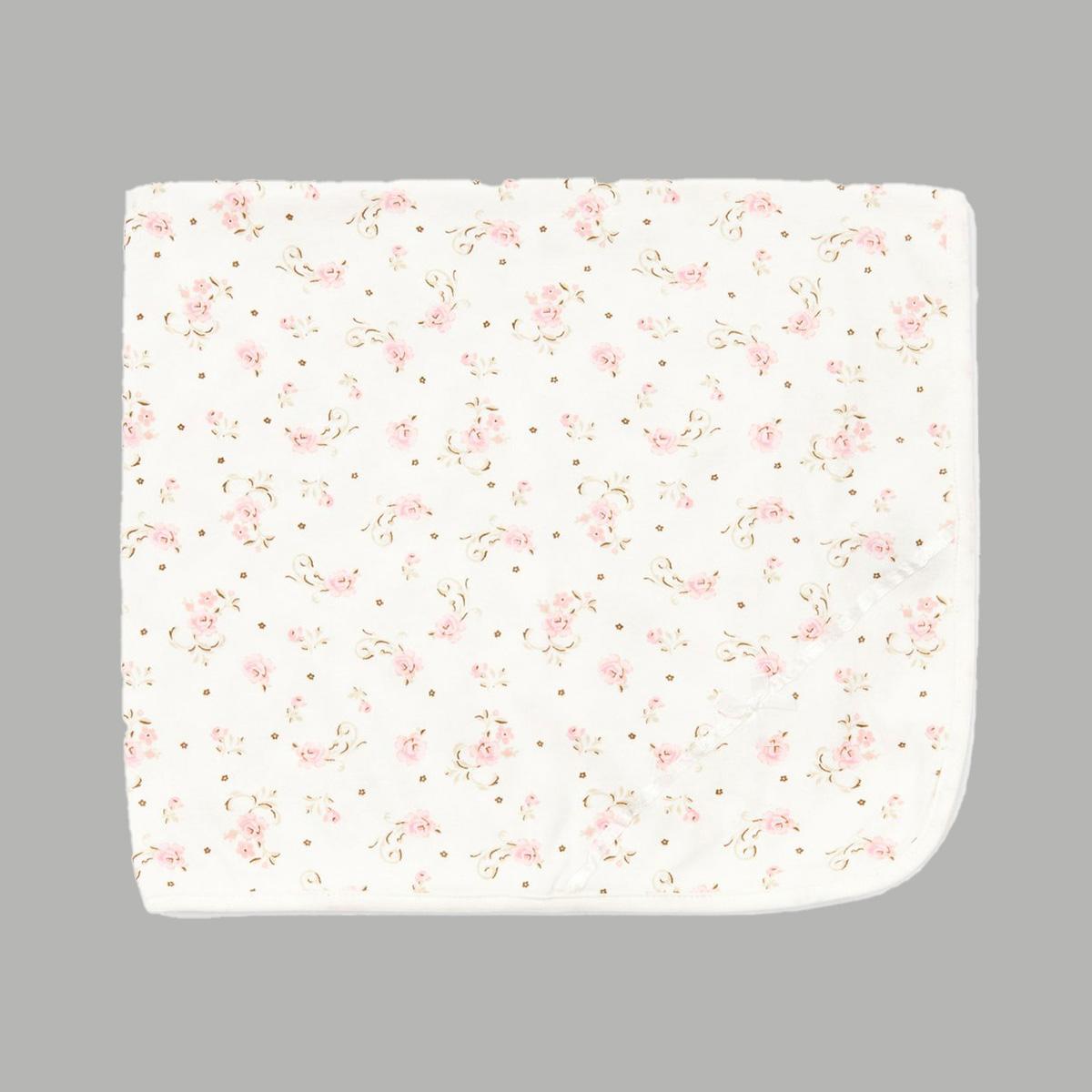 Little Me® Floral Scroll Receiving Blanket