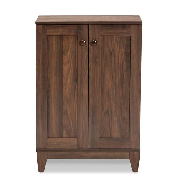 Baxton Studio Baxton Studio Nissa 2-Door Shoe Storage Cabinet