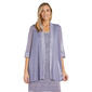Petite R&M Richards Sparkle Crinkle Pleat Jacket Dress - image 5