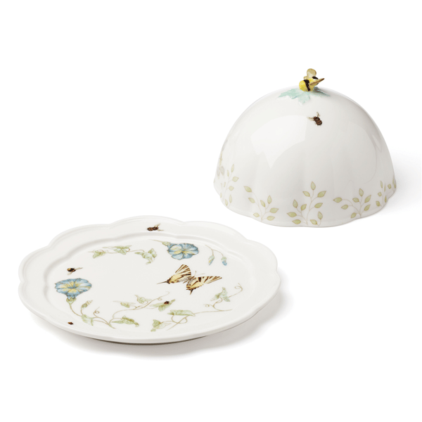 Lenox® Butterfly Meadow® Covered Butter Dish - image 
