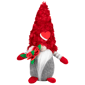 Northlight 11.5in. Fuzzy Hat Valentine''s Day Gnomes - Set of 2 - image 5